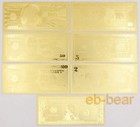 70 Pcs 10 Sets U s  Dollar Gold Banknote Notes Paper Money Game Gift Prop New   