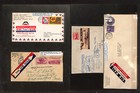 United States Stamp Collection  Lot Of 45 Airmail Covers   Labels  lg 