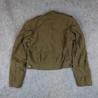 Vintage Military Jacket Mens 40l Wool Olive Od M-1950 Field Korean War Ike 50s