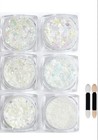 6 Piece Glitter Body Face Makeup White Glitter New Sealed