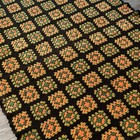 Granny Square Crochet Afghan Blanket Throw Roseanne Style 64x77 Multicolor Read