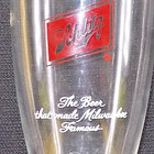 Schlitz Beer     The Beer That Made Milwaukee Famous     5 3 4 Inch Beer Glass