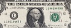 Rare  1 Dollar Bill Ink Well Contamination  Error Black Green Frn Of Sf
