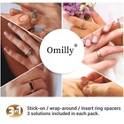 Ring Sizer Adjuster For Loose Rings  64-piece Set With 3 Types  spiral Coils    