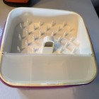 Vtg 80s   90s Eagle Craftstor 8  Square Sewing Case Organizer - Purple Pink 