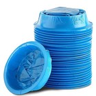 60 Pack Disposable Emesis Vomit Puke Throw-up Barf Bags Air Sea Car Sickness Aid