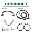 12  Extended Cable And Line Kits For Harley Dyna Street Bob Super Glide No Abs