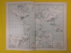1898 World Hardwood Distribution Map Atlas Vintage Industry 11 5 X 9 5  C19-2