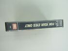 Vtg For Your Eyes Only Vhs Cbs Fox Video Agent 007 James Bond Pg 1981 Video