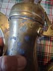 Vintage Middle Eastern Brass Dallah 8 Inches  Tall Coffee Pot