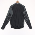 Roka Cycling Jacket Mens M Black Graphic Full Zip Long Sleeve Bike Windbreaker