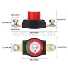 275a Battery Disconnect Switch Side Post 12v-48v Car Truck Rv Marine Boat
