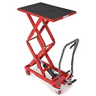 Hydraulic Lift Table Cart 330-770 Lb 14-50 In W brake  Non-slip Pad