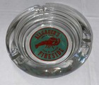 Vintage Ashtray Allgauer s Fireside Restaurant Advertising Glass Chicago Lobster