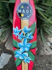 Maui   Sons Vintage Style Decorative Surfboard Wall Plaque 39  X 10 