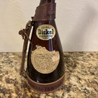 Vintage George Dickel Tennessee Whiskey Bottle With Leather Harness