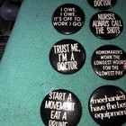 Funny Novelty Humorous Pin   Badges