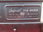 Graflex Speed Crown Graphic 4x5  Grafmatic 45 Sheet Film Holder No  1268 