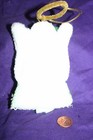 Vtg Bucilla Handmade Finished Felt Angel Ornament Dd