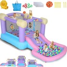 Bounce House Jumper Castle Bouncer Inflatable With 470w Blower And 50 Ocean Ball