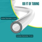 Houseables Vinyl Tubing  Clear  1 4  Id X 3 8  Od  100 Ft  Food Grade Tube  Pvc