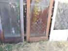 White Door Vintage 1950s Farmhouse Screen Door Metal Curlicue Antique Cottage