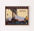 Australia For Sunshine   Romance Vintage Poster  Large Wall Art