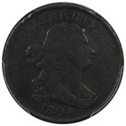 1804 Draped Bust Half Cent Pcgs Vf20 Plain 4 No Stems