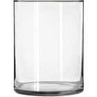 8  Clear Glass Wide Cylinder Floral Vase Elegant Design Decorative Home