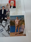 Tony Curtis Lot Of 5 Signed Items- 3 Photos And 2 Magazine Pages