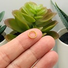 8mm  21g  Gold Split Double Jump Rings - Us Seller