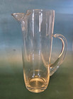 Pretty Blown Glass Modern Design Martini Cocktail Water Wine Pitcher Bar Cart