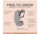 Tula Free-to-grow Fully Adjustable Baby And Toddler Carrier 7-45 Lbs 0-48 Months