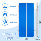 20x6 6 Ft  Air Gym Track Floor Home Gymnastics Tumbling Mat Inflatable Training