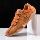 Fashion Men s Casual Shoes Leather Moccasin Sneakers Handmade Driving Shoes