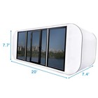 20ft Prefab Tiny House  Backyard Office   Portable Outdoor Living Pod House