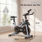 Exercise Bike Home Gym Stationary Cycling Bike Low Noise Cardio With App Control
