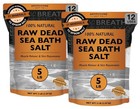 Raw Dead Sea Salt Bath Soak - 10 Lbs Bulk Resealable Pack For Softer Skin