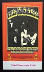 The Doors jim Morrison Winterland Bg-219 Thursday Ticket  1970 
