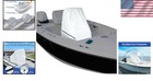 Boat Console Cover Waterproof Upf 50  Silver 40x46x45 In Fits Most Boats