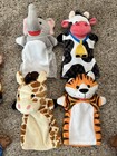 Lot Of 12 Plush Hand Puppets Melissa   Doug Hand Puppets 