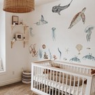 Wall Decals Marine Animal Boys Bedroom Large Stickers Removable Whale Decor Nurs