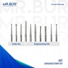 Dental Bur Gingivectomy Kit Gingiburs 0 8 1 0 1 2 1 4 1 6 1 6 1 7 - Mr bur