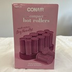 Conair Compact Travel Hot Roller Curlers Case Clips Pageant Prom Wedding Dance