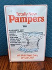 Vintage Pampers Diaper Large Free Sample In Original Mail-out Box 1981