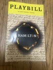 Hamilton 10th Anniversary Tote  Playbills   Ticket And Flag