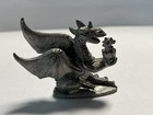 Spoontiques Dragon  1987  Wizard  1985  Castle  1988  Pewter Miniature Figurines
