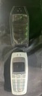 Vintage Nokia Cell Phone Silver blue W Case     Untested  Can Be Used As Prop