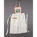 Vintage Country Cottage Farmhouse Bib Apron Embroidered Cottage    Usa Lot Of 2