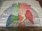 Led Zeppelin Vintage 70s 80s Banner Flag Tapestry Swan Song Tour Band  43 By 46 